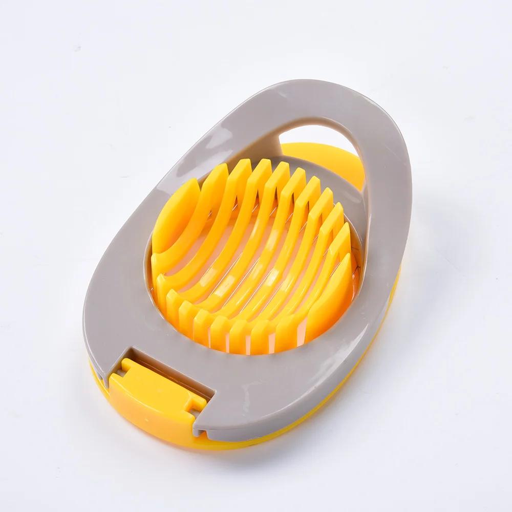 Amazon Hot Sale Egg Cutter Tools Kitchen Gadgets Egg Slicer Divider with Stainless Steel Wire for Boiled Eggs