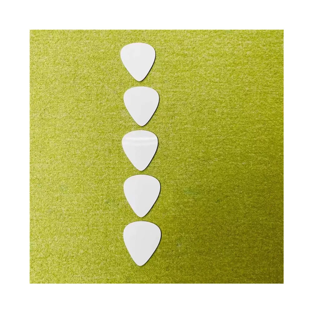 2022 Personalized Metal Sublimation Guitar Picks Double Sided Sublimation Printable Guitar Pick Aluminum Blank for Digital Print