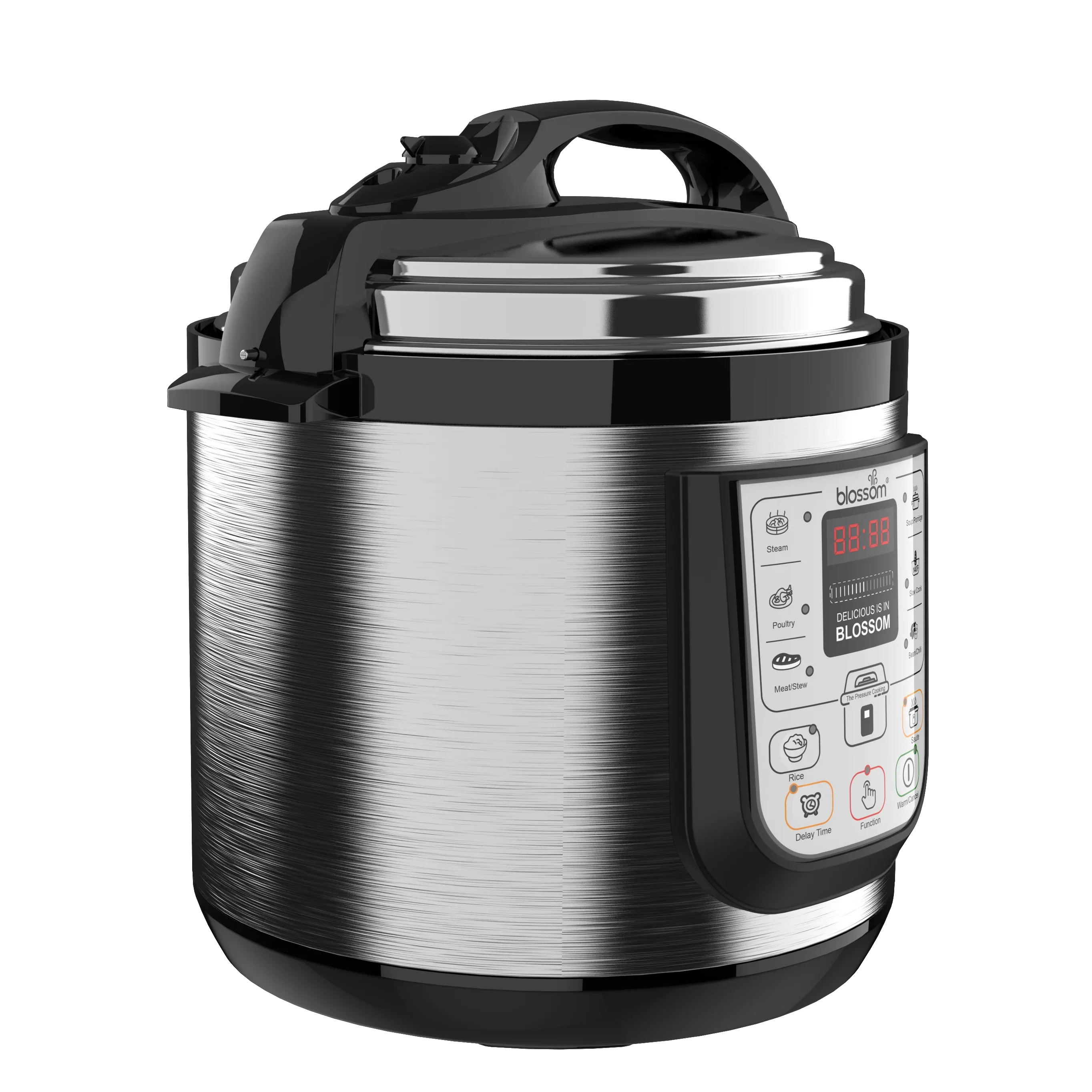 220V 50Kpa Freon-Free Aluminum Inner Pot 6L Automatic Electric Pressure Cooker Stainless Steel Multi-functional Restaurant Hotel
