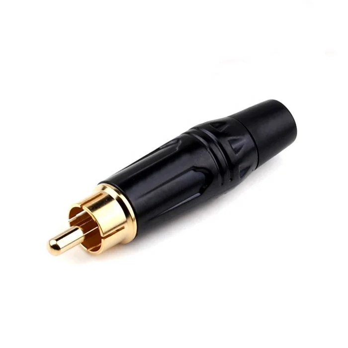  Супер хорошее качество Позолоченный разъем RCA головка лотоса AV видео коаксиальный аудио кабель