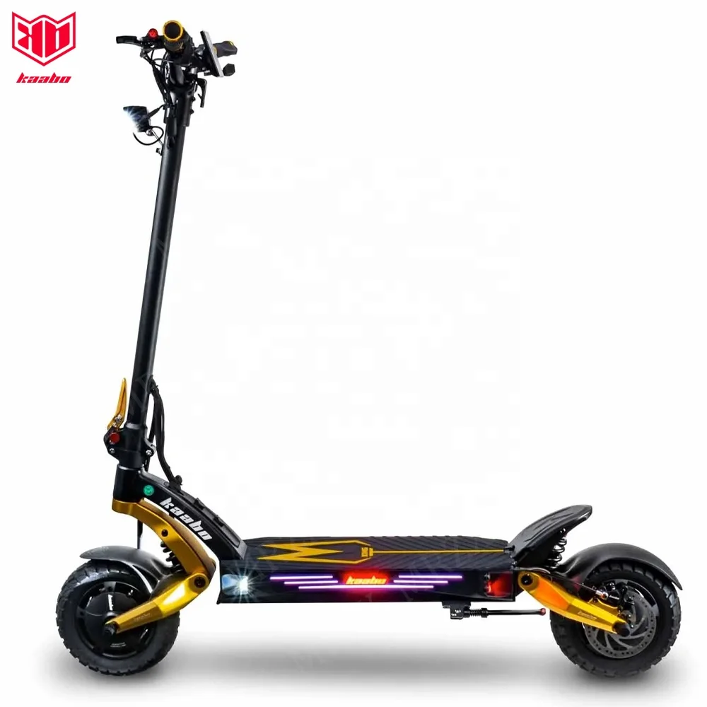 EU Warehouse Stock Kaabo Mantis King GT 60V 24Ah Battery TFT Display 2*1100W Motor 70km/h Full Oil Hydraulic Brake IPX5 WaterPro