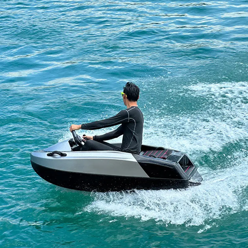 High Power Electric E Power Motorized Mini EPP Foam Kart Go Boat Jet 12KW/15KW Factory Offshore Water Thruster Waterplay Racing