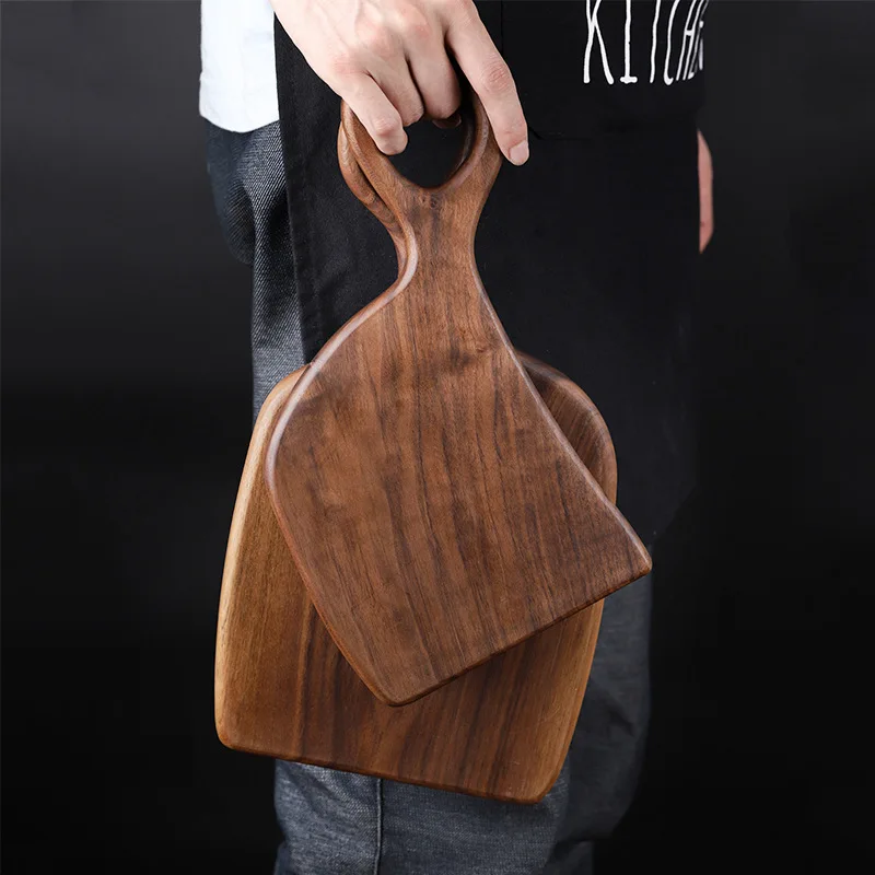 Black walnut wooden steak board bread food supplement fruit cutting board solid wood cutting board