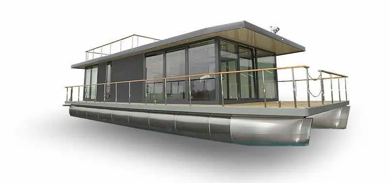 37m aluminum passenger tourist pontoon boat with house