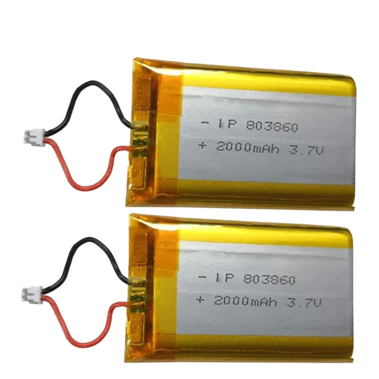lipo 803860 2000mah  3.7V battery with IEC62133 UN38.3 MSDS certification for medical battery