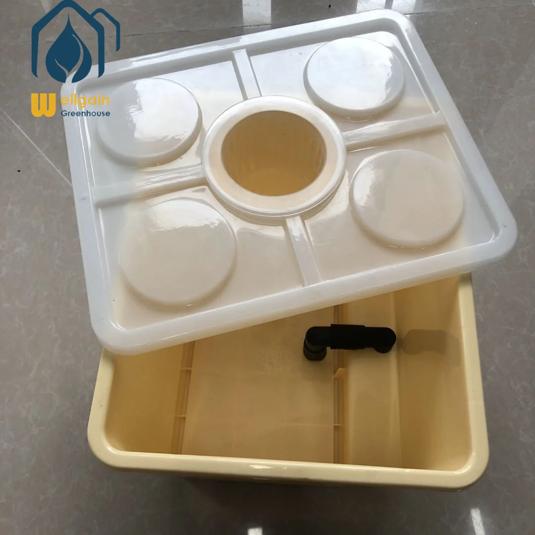 2022 HOT SELL Manufacturer  Food-Grade Material Soilless Dutch Bucket Hydroponic