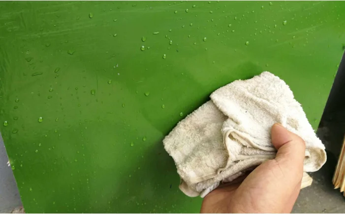 wholesale price 12mm 15mm and 18mm Green Plastic PP Film Faced Plywood for Construction