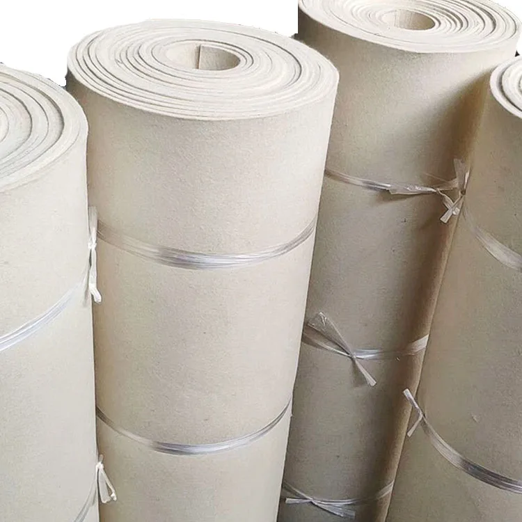 100% Compressed Woolen Felt Industrial Thick Wool Felt In Sheet Sheep Wool Felt Fabric