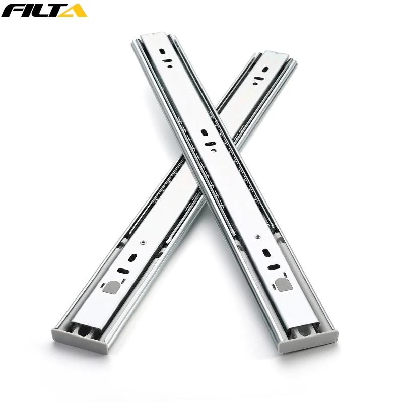 Filta hardware 45mm correderas telescopicas drower slide soft close undermount drawer channel slide