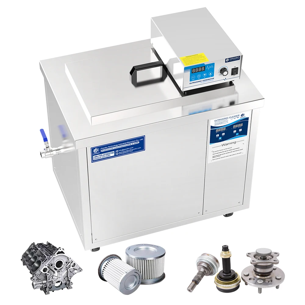 Granbo Industrial Digital Ultrasonic Cleaner 40khz 45L Single Tank Machine 24h Long Working Electric Fuel New Condition Cleaning