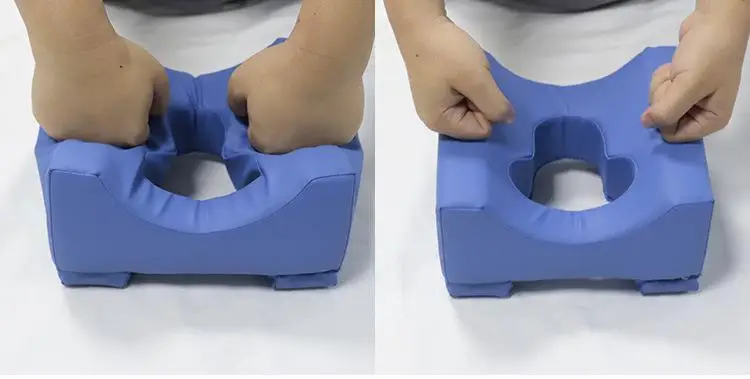 Rehabilitation Equipment For The Elderly Lying on the pillow after ophthalmic surgery Ophthalmic pillow Medical headrest