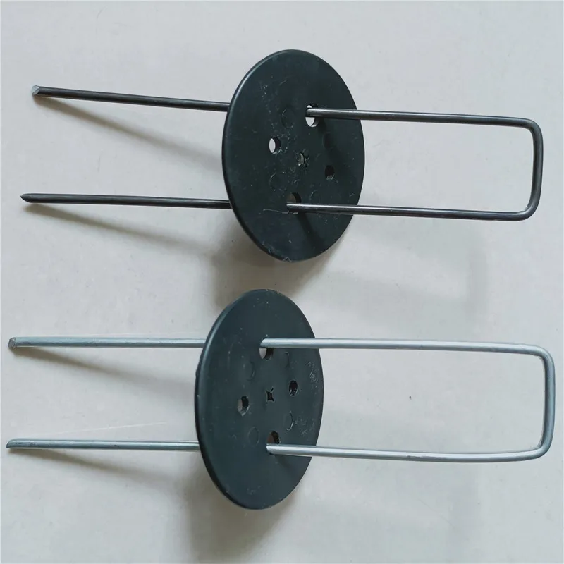 Garden staples/u shaped turf nails/turf pins 15cm metal u shaped garden securing pegs sod staples
