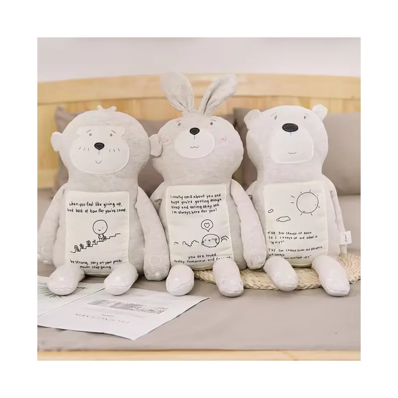 Hot selling new design stuffed soft bear monkey rabbit design baby plush toy with long leg