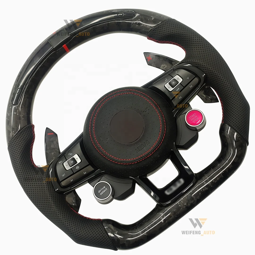 Углеродное волокно Forge для VW Golf R Mk7 Gti Mk6 обновление до новой модели plug and play рулевое колесо по индивидуальному заказу XWF