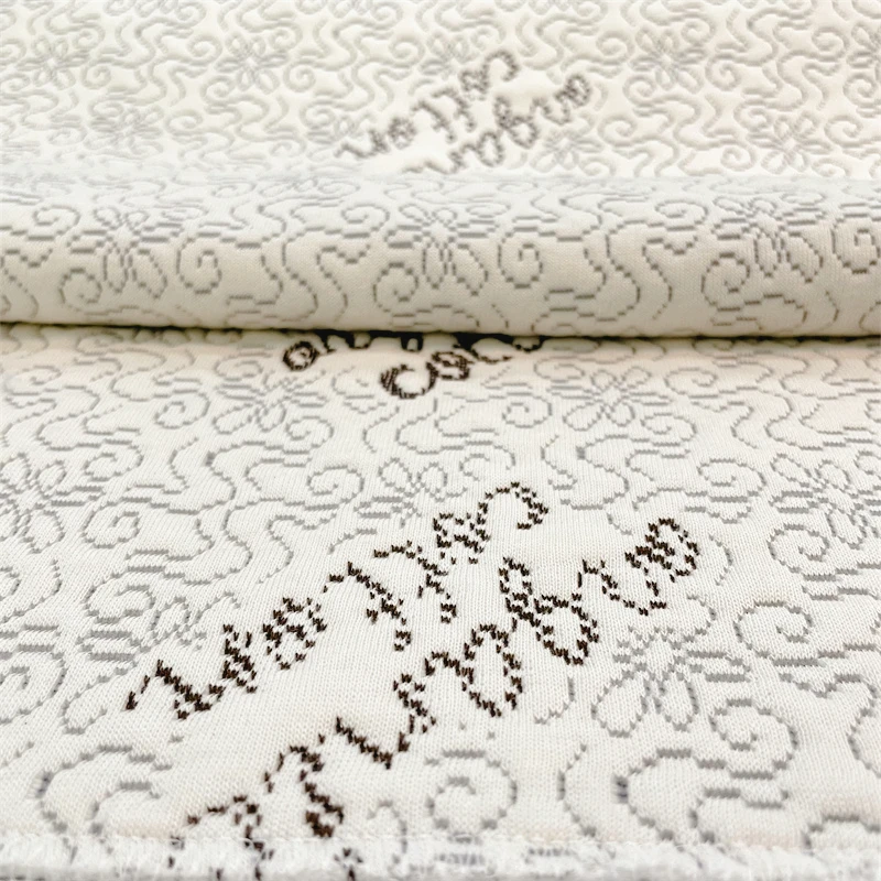 Mattress Protector Ticking Fabric Organic Cotton Mattress Fabric Polyester Jacquard Knitted Mattress Fabric