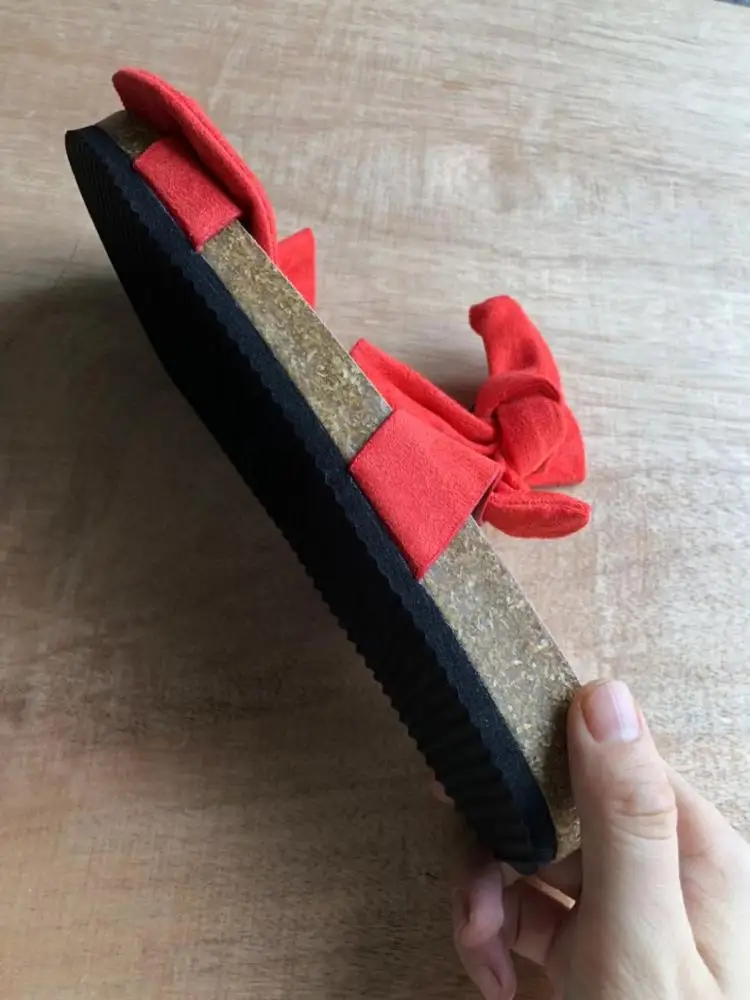 Женские сандалии с бантом-бабочкой, уличные тапочки с леопардовым принтом, симпатичные туфли без застежек на плоской подошве, лето 2020