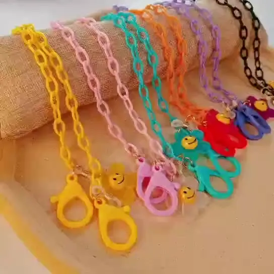 New Girl Heart Flower Pendant Mask Hanging Chain Glasses Chain