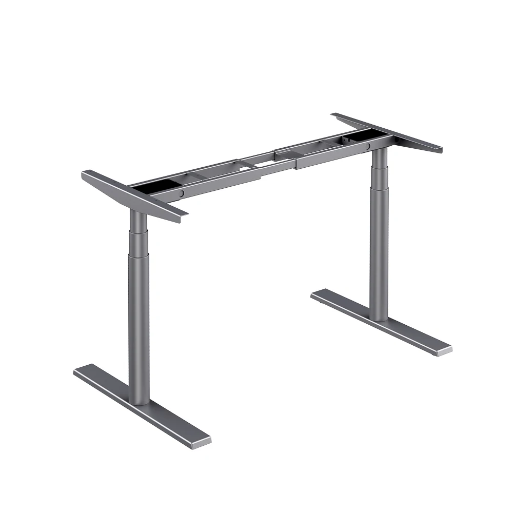JIECANG two round adjustable table legs wholesale dual motor metal standing desk frame