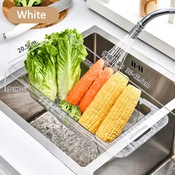 XingYou Drain Basket With Handle Kitchen Folding Strainer Bowls Drain Water Filter Basket