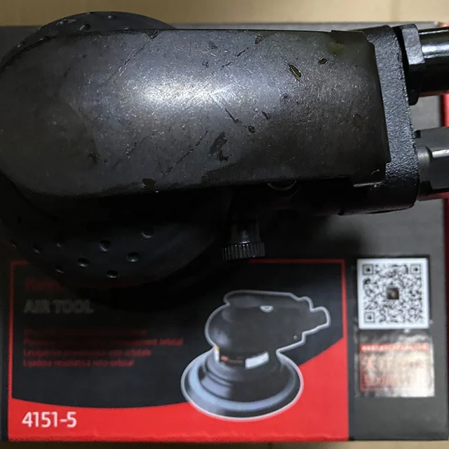 
Ingersoll Rand Power Tools/Air Tools Pneumatic Polishing Tool Random Orbital Sander Model 4151-5 