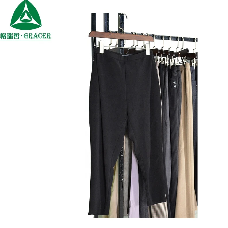 Wholesale Office Ladies Suit Pants Used Clothes Second Hand Clothes UK