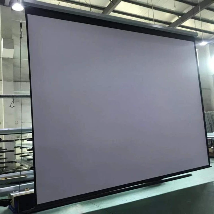 wall mount motorized cinema projection screen electric projection screen