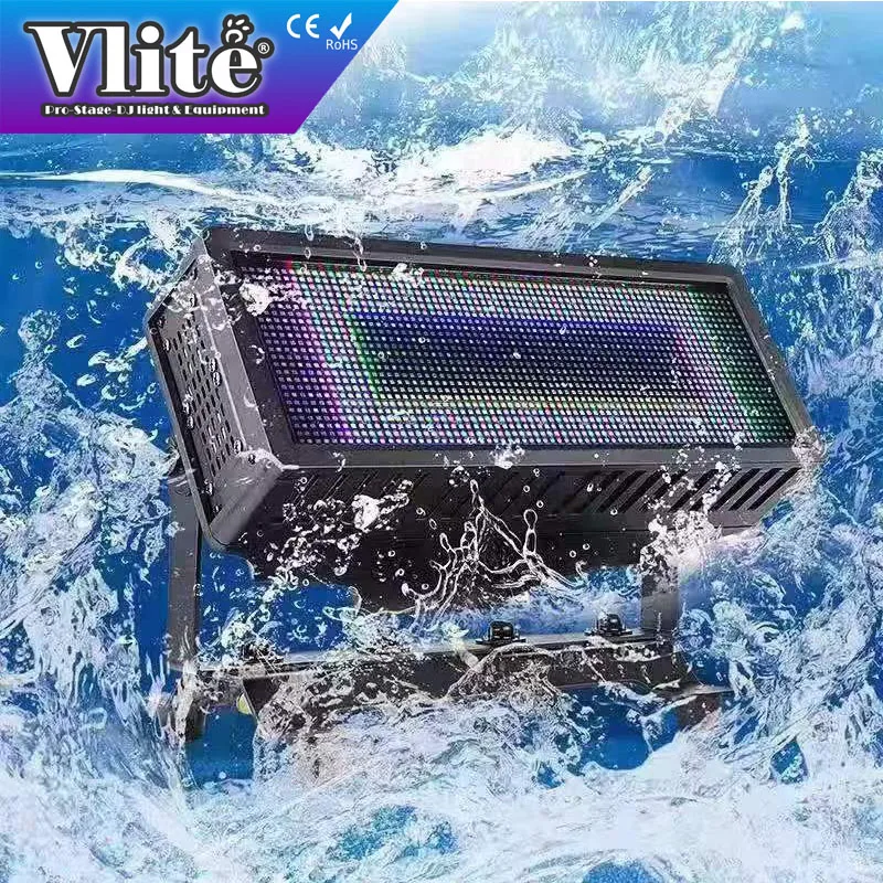 Vlite Super bright Waterproof IP65 1728 RGBW stage light for show LED Strobe