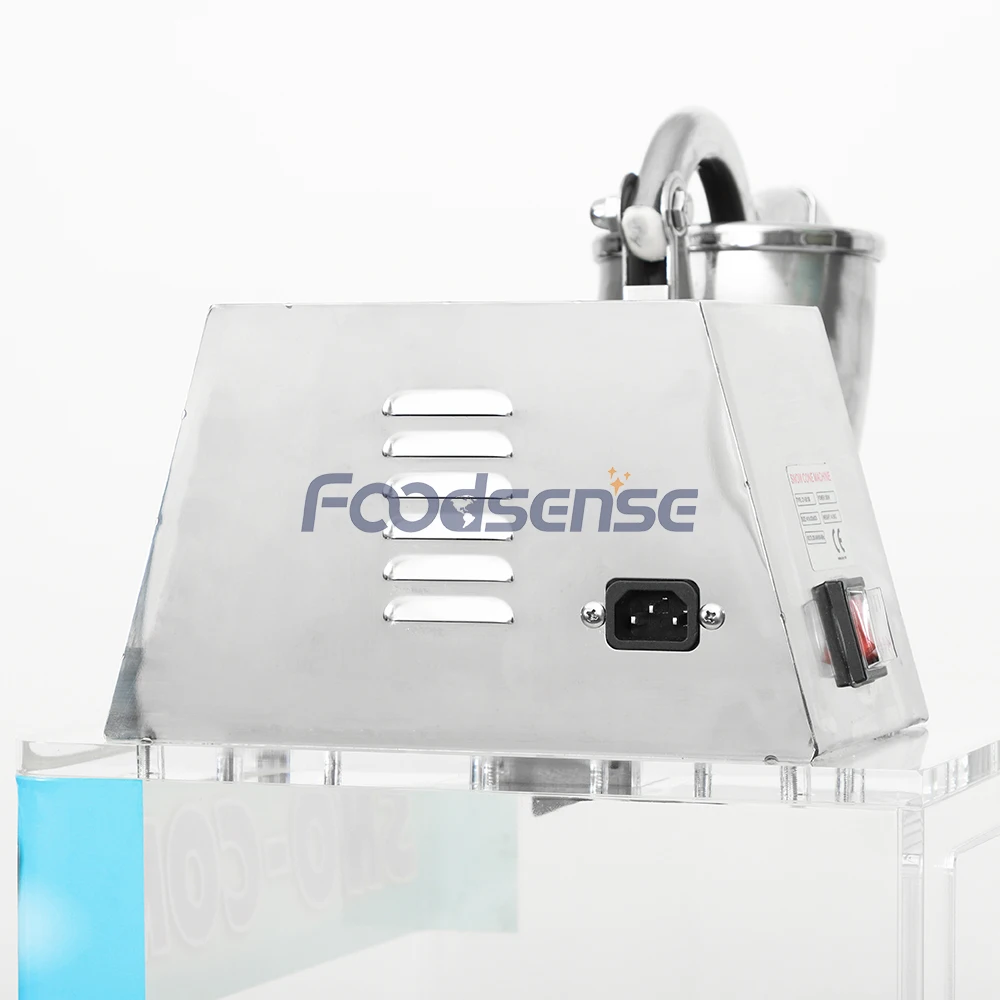 Commercial Ice Crusher Electric Snow Cone Machine With Dual Blades Shaved Ice Machine For Family Restaurants Bars