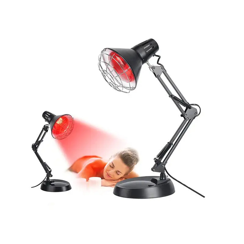 Portable Desk Medical Red Ray Lamp Infrared Red Light Physiotherapy  Heat Therapy Lamp Device