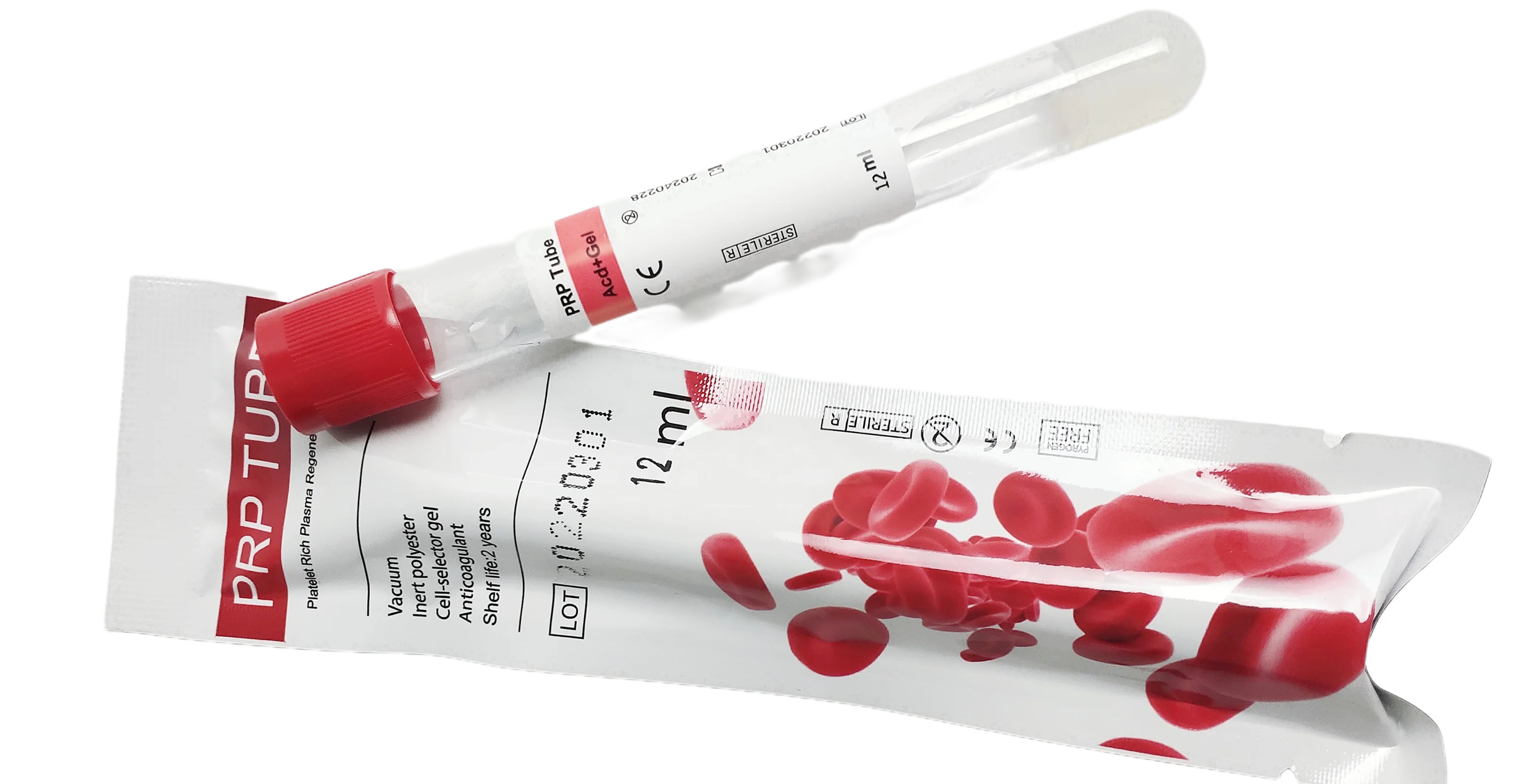 PRP Tube Special for Face & Centrifugal Equipment Platelet Rich Plasma PRP Tube 10ml ACD+gel PRP 8ml 12ml 15ml