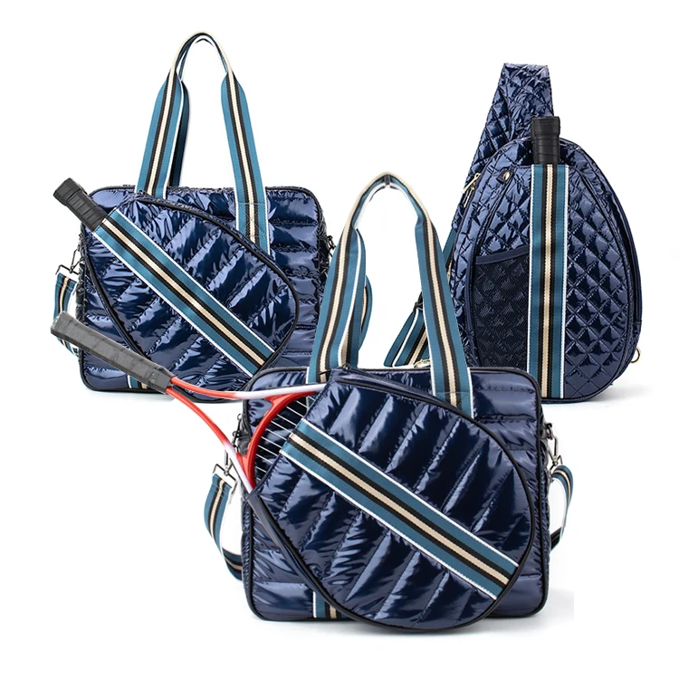 Custom Logo Sports Bag Pack Unisex Green Duffel Women Crossbody Large Puffer Sling Pickleball Paddle Tennis Sport Bags For Gym