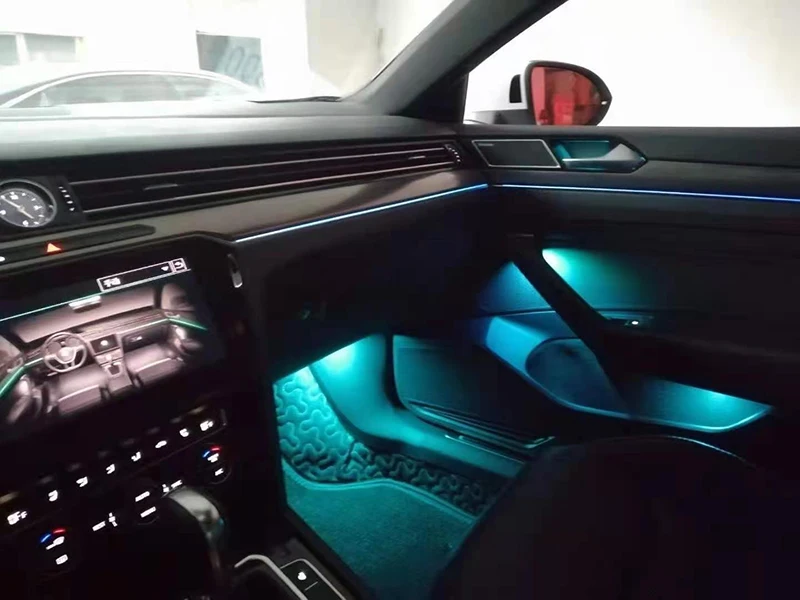  Разноцветная атмосферная интерьерная лампа для Volkswagen PASSAT