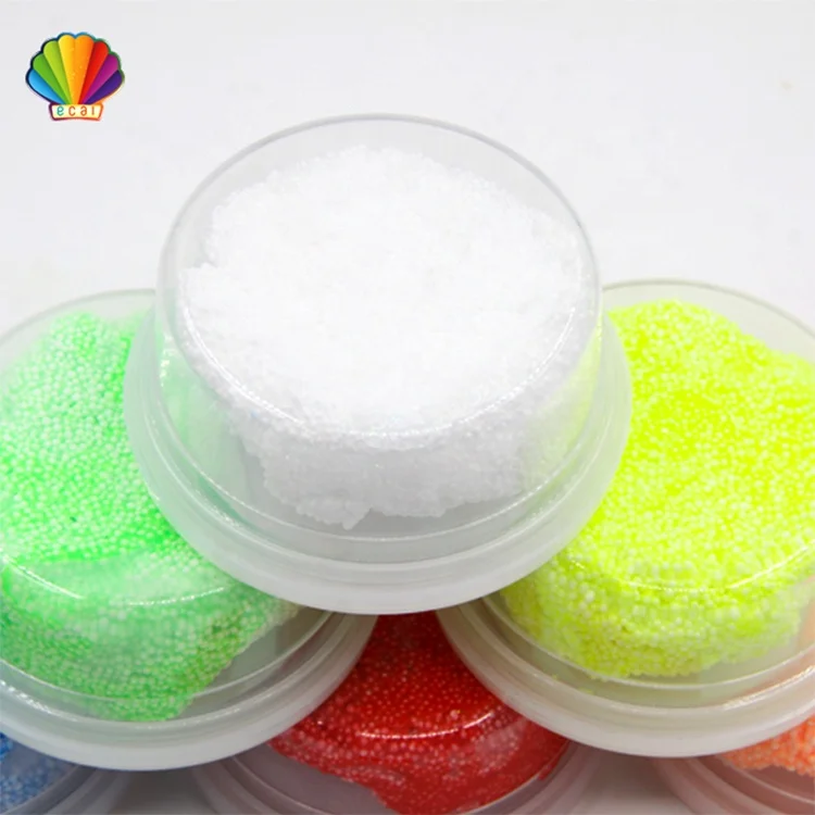 Decorate Cartoon Dinosaur With Preschool Kids Putty Toy Snow Putty Foam Putty