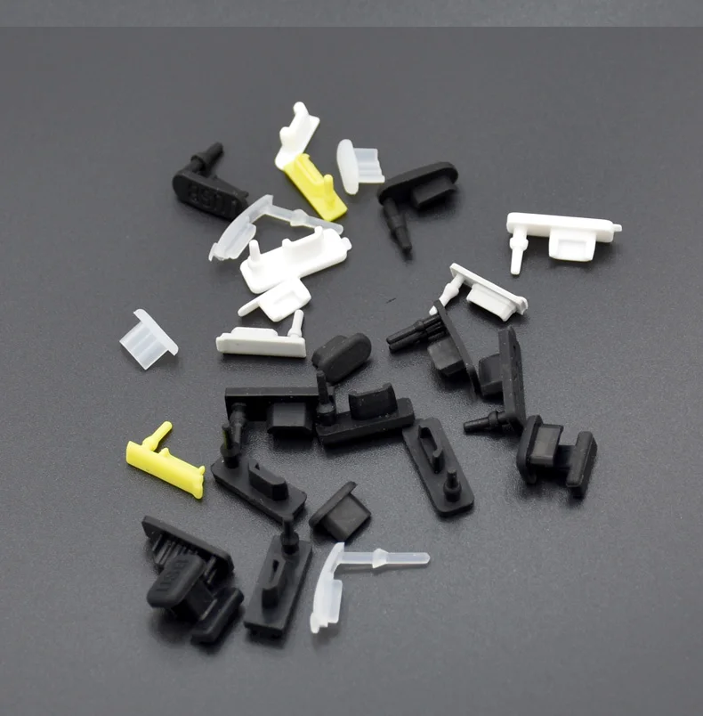 custom micro usb silicone cover rubber micro usb female usb dust cover