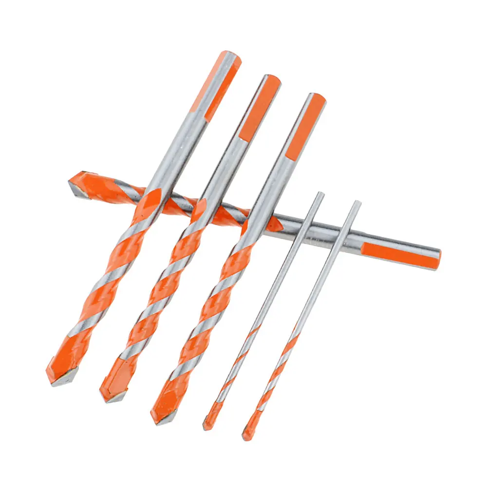 Hreaded Triangle Tungsten Steel Wall Tile Concrete Drilling Bit Household Marble Overlord Hole Saw Metal Drill