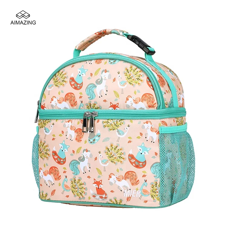 Бестселлер сумки для ланча маленькая сумка детский Ланч-бокс девочек школьный логотип