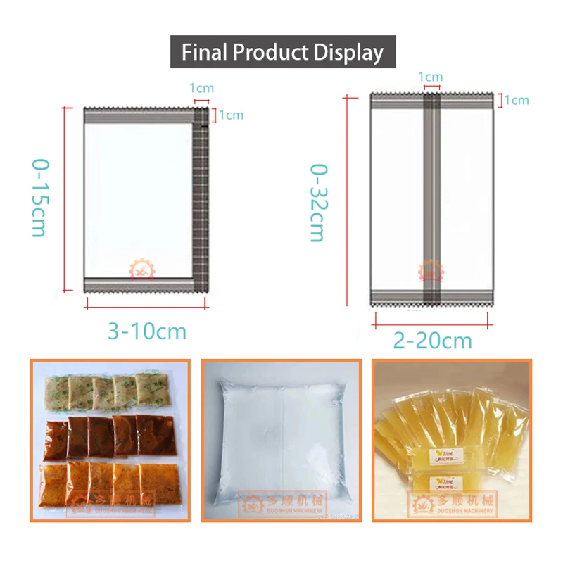 DZD-220JB  Auto Liquid Shampoo Packing Chili Oil Honey Jam Jelly Tomato Sauce Peanut Butter Packaging Machine