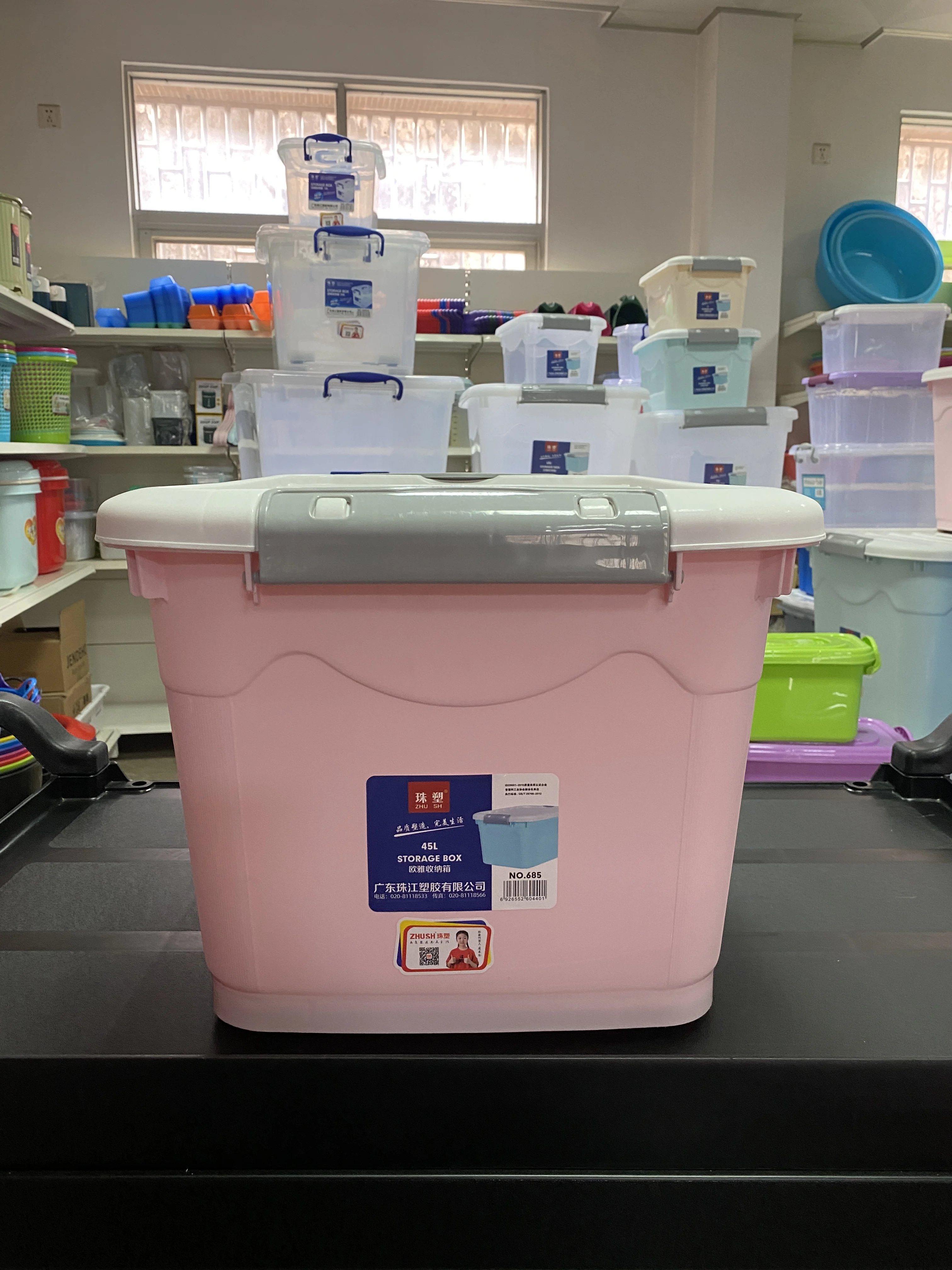 wholesale have different specifications stackable Multipurpose plastic storage box pantry organizer