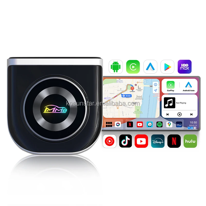 Carplay Ai Box MMB Car Android Magic Tbox Ambient 13 Dongle 4g 64gb 128gb HD Usb Port Smart Carplay Ai Box