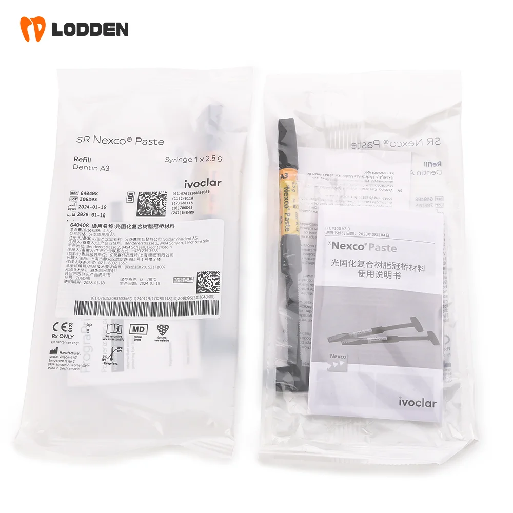 Ivoclar SR Nexco Paste Dentin Light Dental Adhesive Cure Orthodontic Adhesive Paste Primer