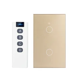 Smart Switch WiFi with RF Remote Control Function EU/UK/US Type Tuya Smart Home Light Switch