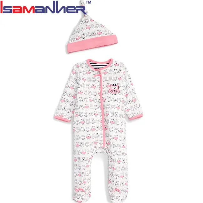 Бесплатная доставка, детская одежда, пижама footie, зимний детский комбинезон, комбинезон