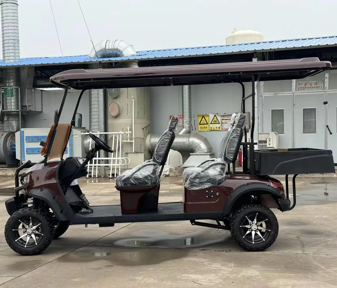 New Designed Factory Price 2+4 Seater Electric Lifted Buggy Hunting Cart with bucket 4 Wheel Drive Custom Street Legal