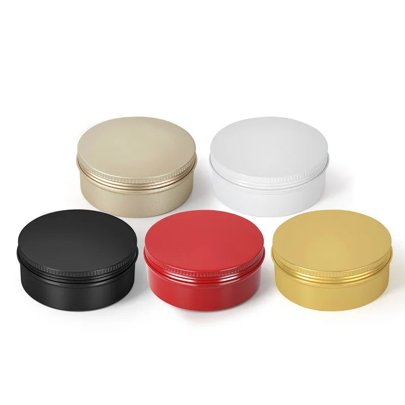 8 oz matte black and white rose gold candle tins with lids jars 4oz 8oz containers gold aluminum jars blank aluminum cans