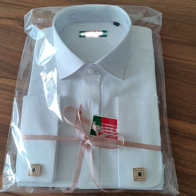 Custom processing production of formal shirts for cocktail parties and business meetings