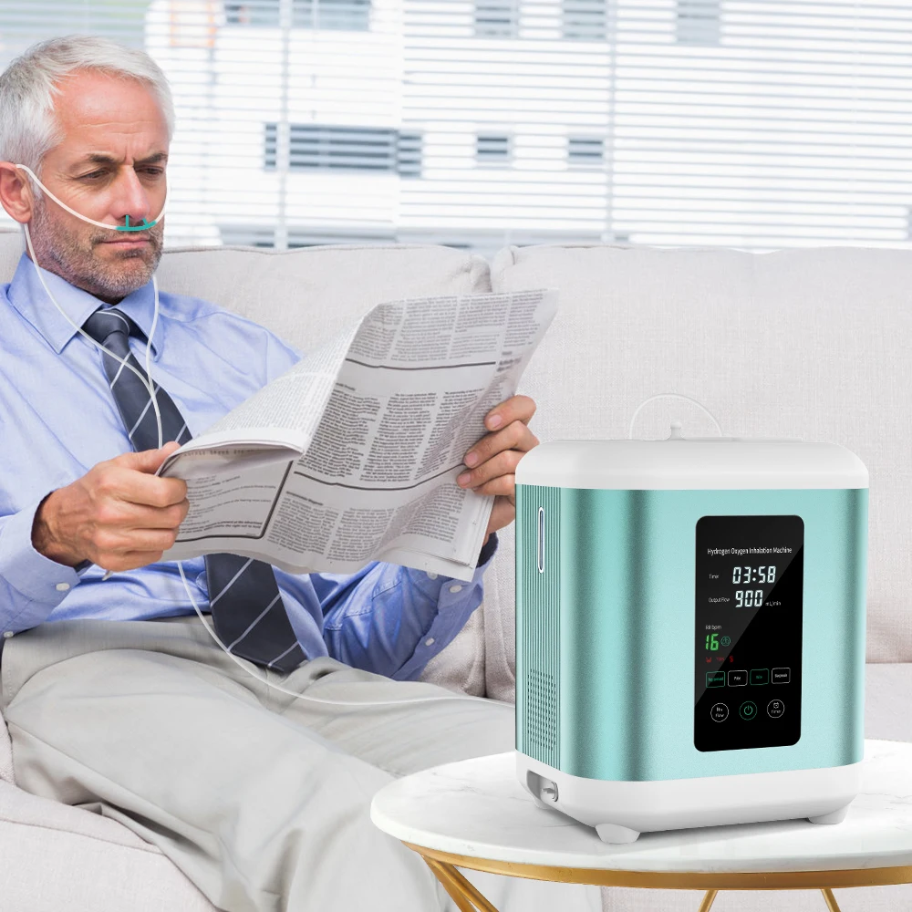 Suyzeko Cheap Wholesale Customized Hydrogen Generator with pulse 900ml Hydrogen Inhalation Machine
