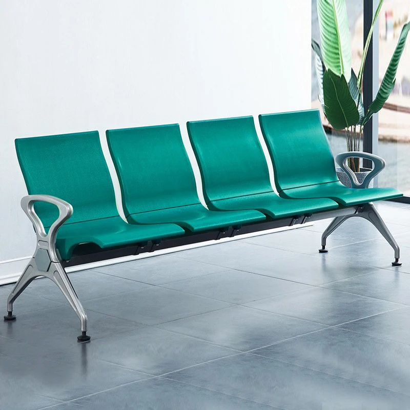 Polyurethane Public Seating Three Seater Bank Airport Chair Hospital Waiting Room Bench Soundproof Waiting Area Seat