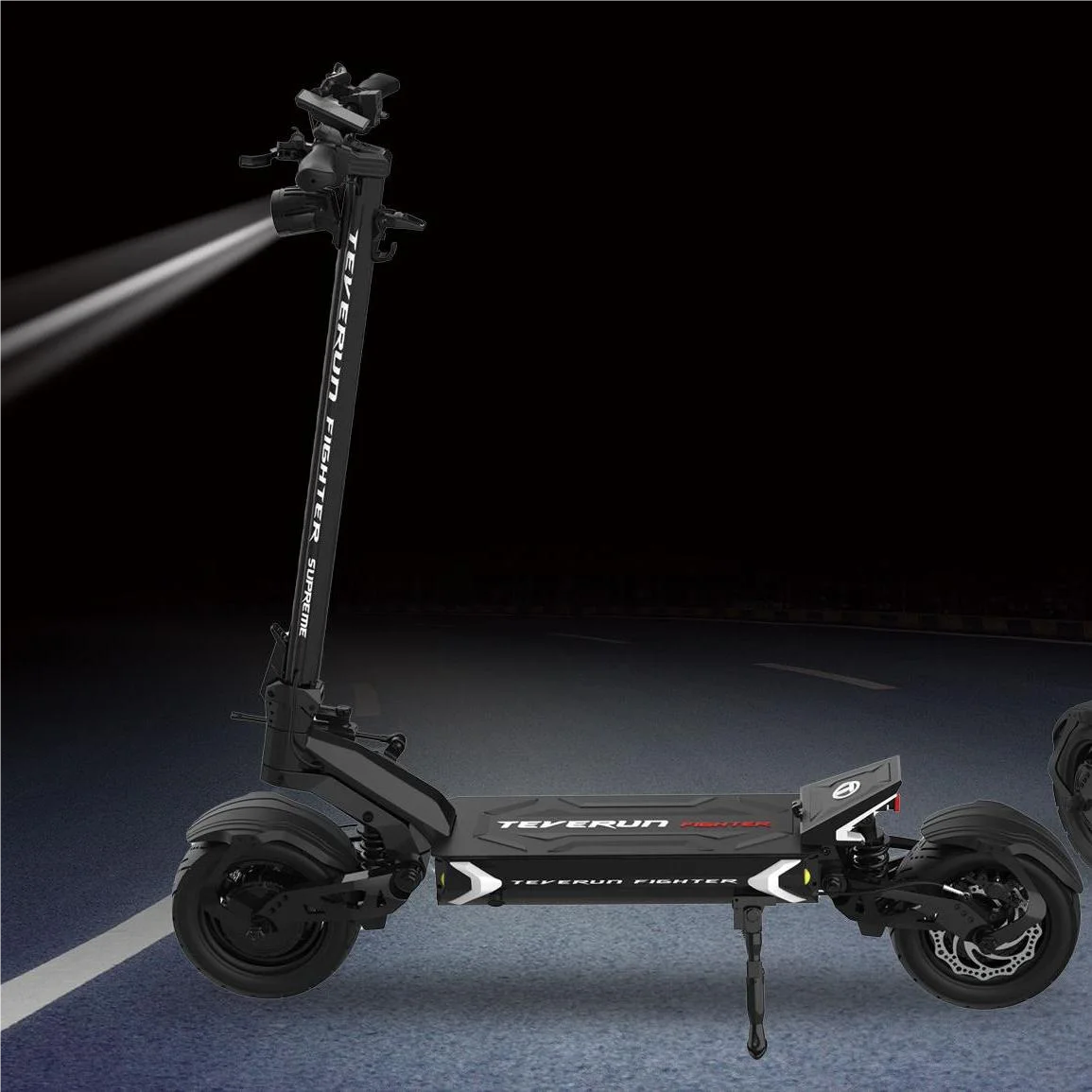 Teverun Powerful Adult Electric Scooter Fighter Eleven Plus Top Speed 85KM/H and 120KM Long Range