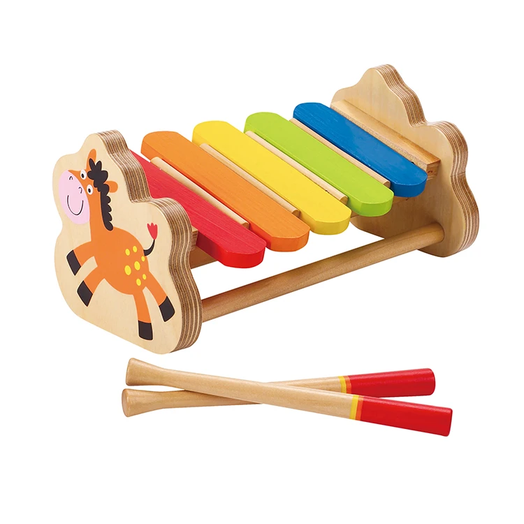 custom kids Toy Xylophone wooden pounding knocking musical instruments for children