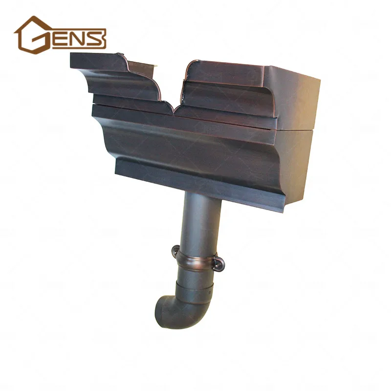 construction & real estate of building materials for copper downspout